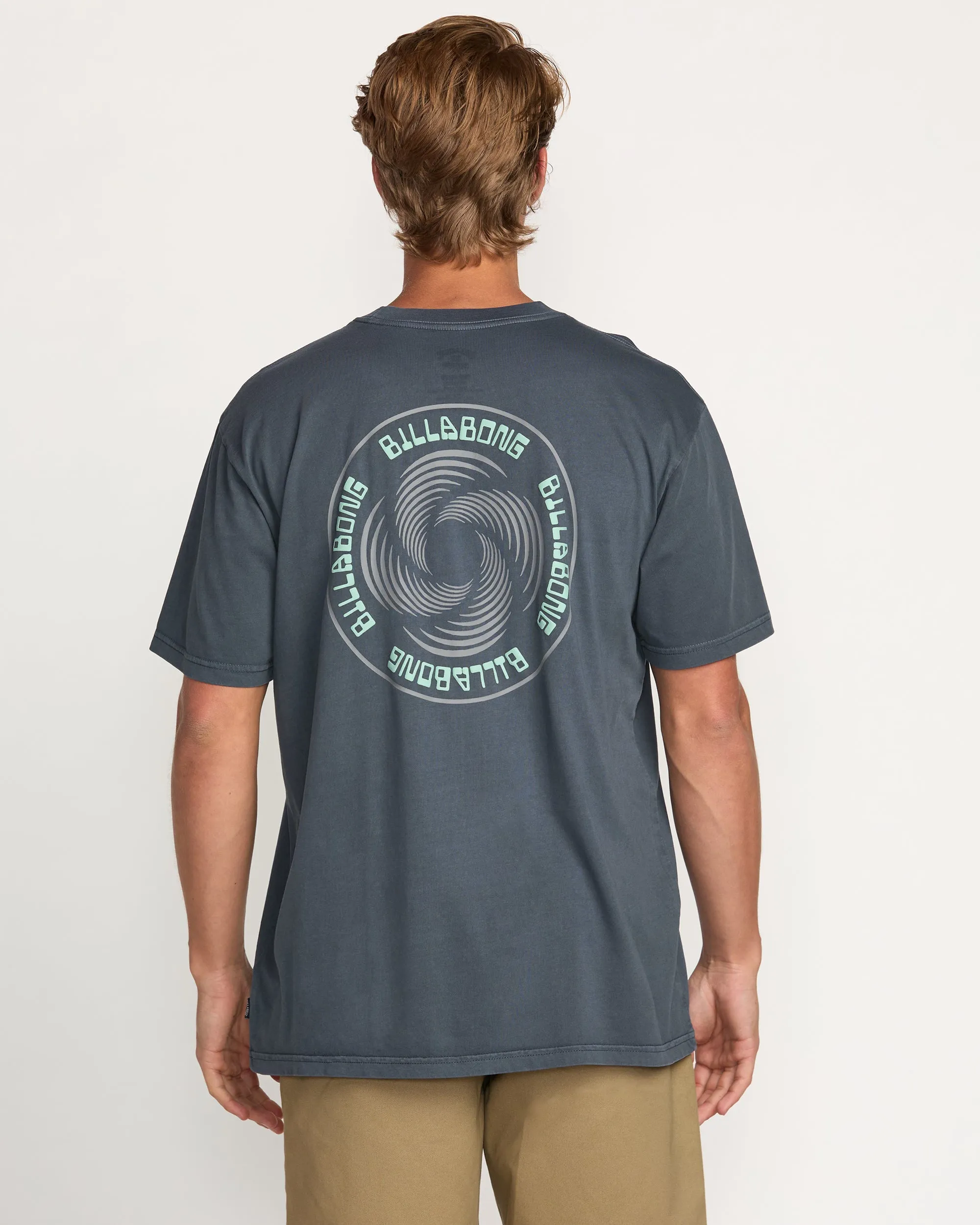 Swivel Premium Wave Wash Tee - Aged Indigo Billabong