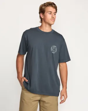 Swivel Premium Wave Wash Tee - Aged Indigo Billabong