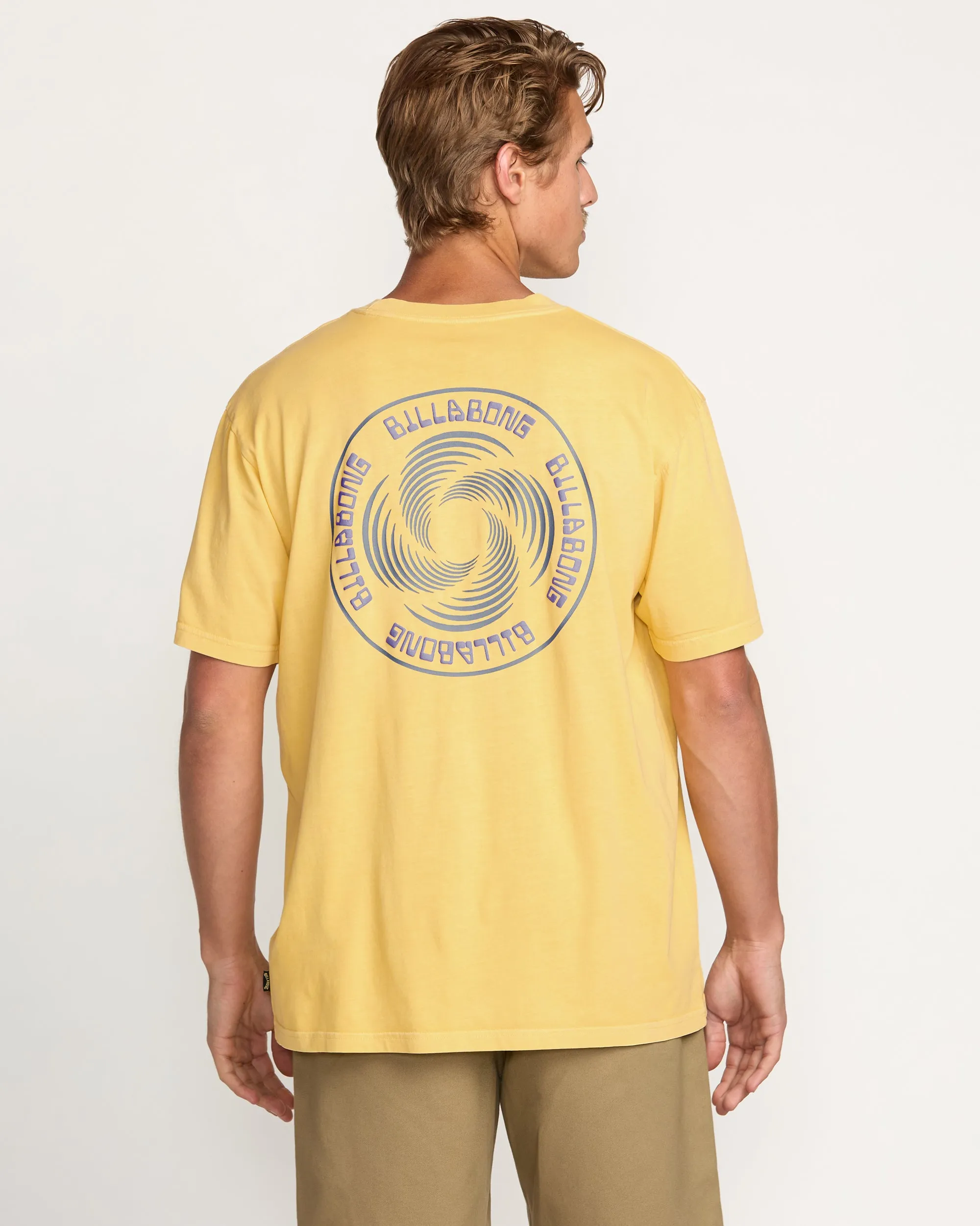 Swivel Premium Wave Wash Tee - Lemon Billabong
