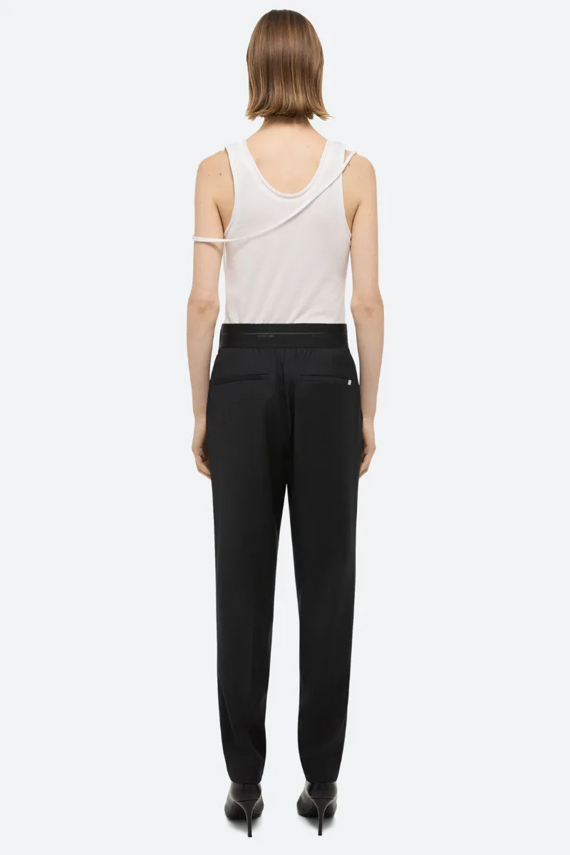 Tapered Wool Trousers