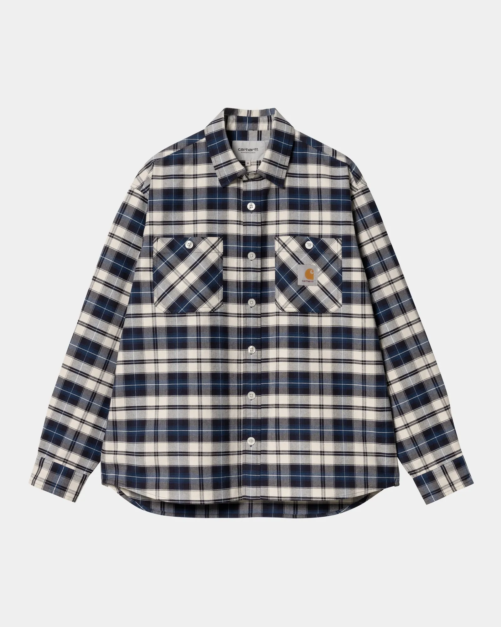 Tarbell Check Shirt | Dark Navy / White Carhartt WIP