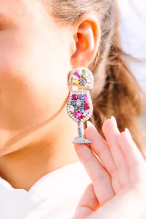 Taylor Shaye Designs: Malibu Sunset Pink Beaded Earrings