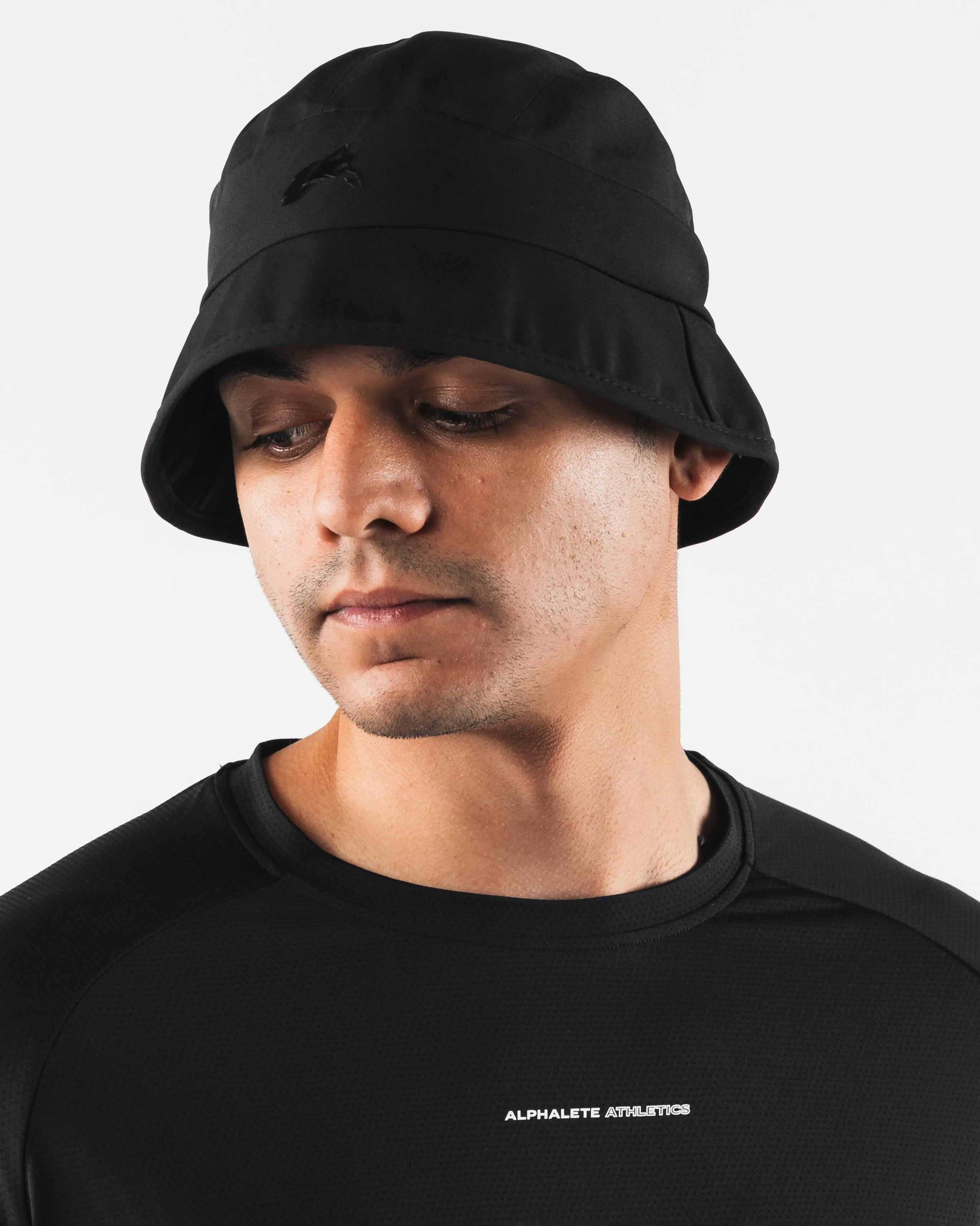 Technical Bucket Hat - Blackout Alphalete Athletics