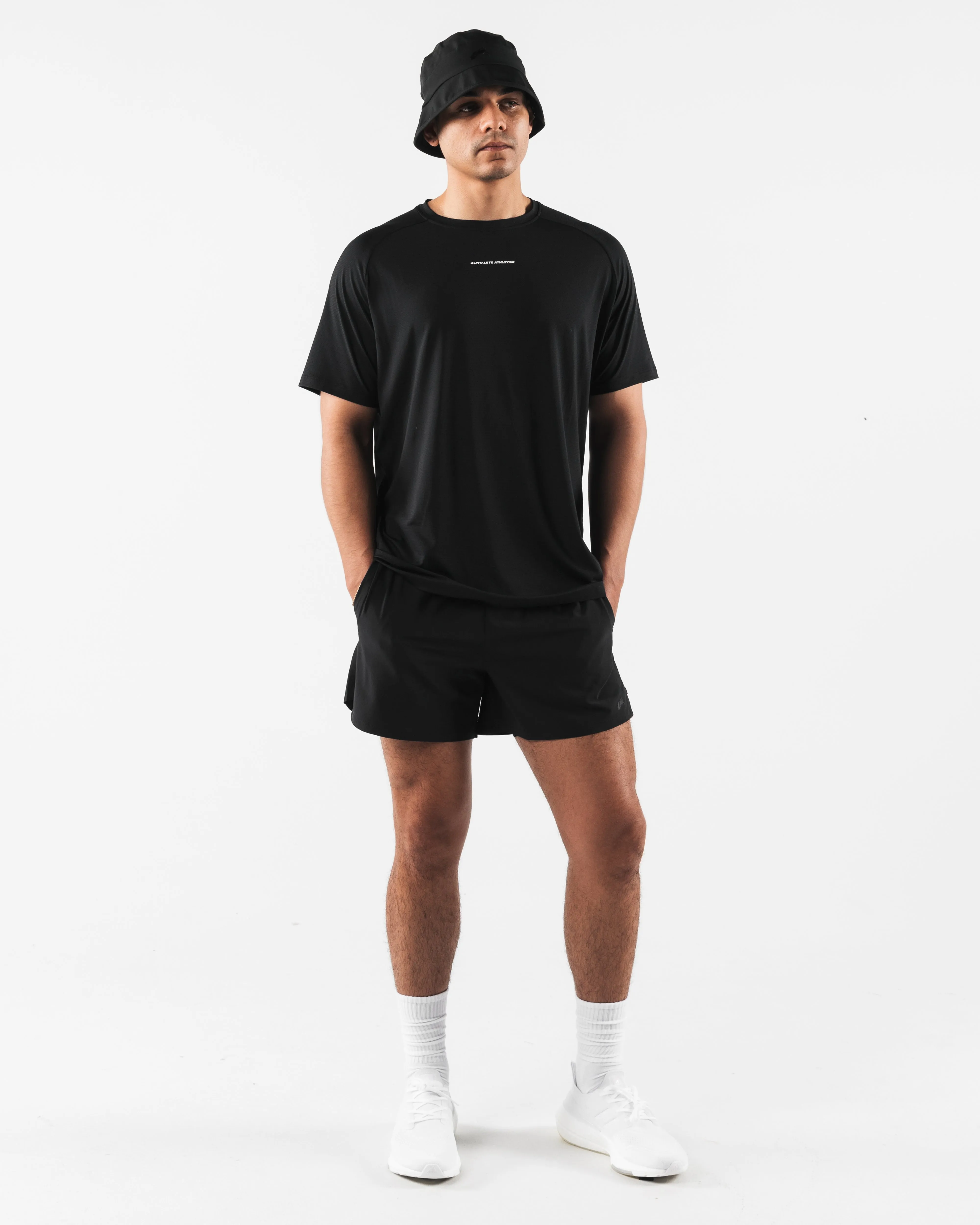 Technical Bucket Hat - Blackout Alphalete Athletics
