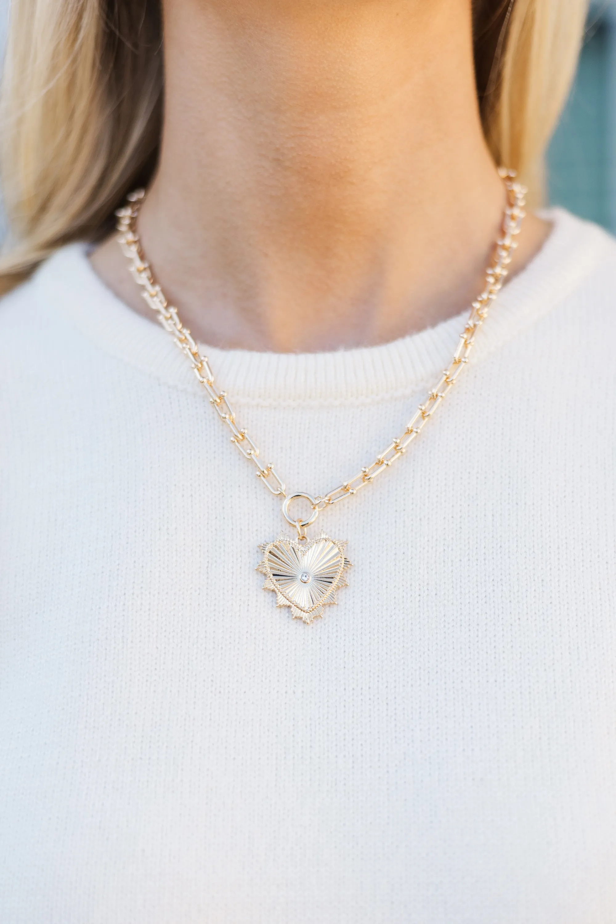 Tell Me About It Gold Necklace