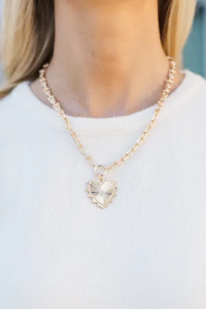Tell Me About It Gold Necklace