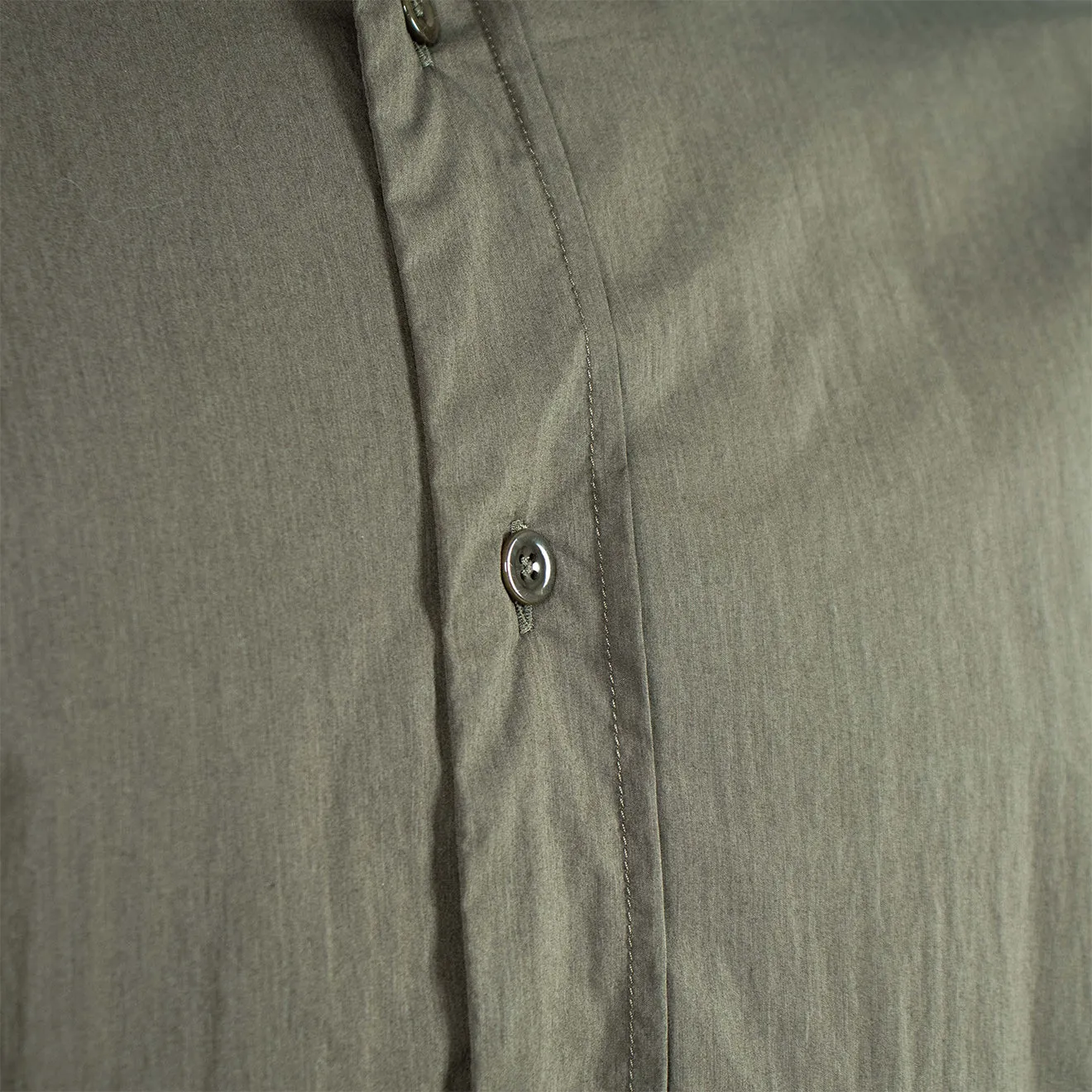Ten C L/S Quited Camicia Imbottita Manica Shirt Green