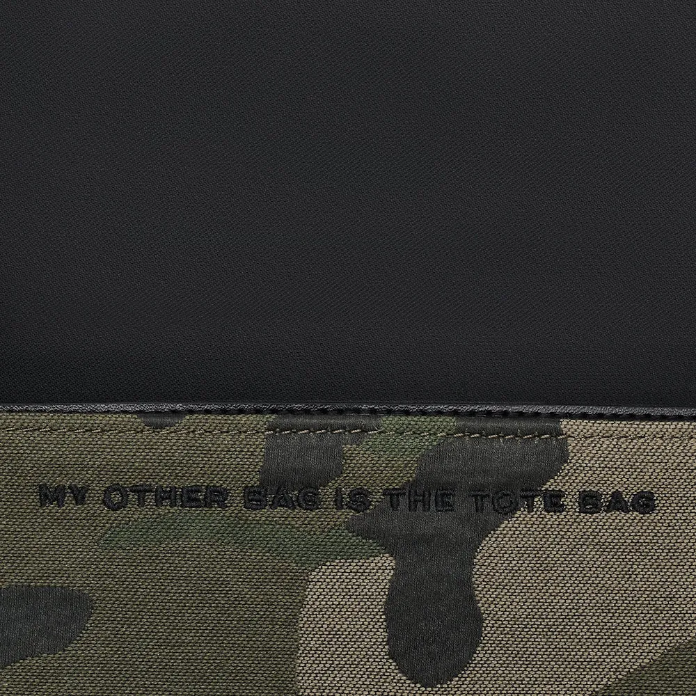 THE CAMO JACQUARD CHAIN MINI BAG