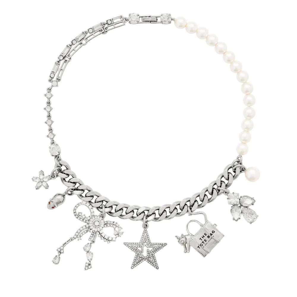 THE CATS OUT OF THE BAG CHARM NECKLACE