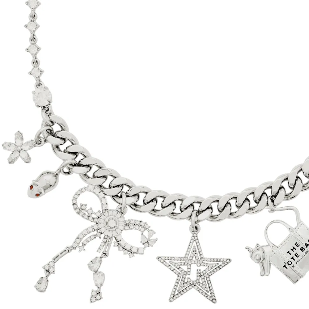 THE CATS OUT OF THE BAG CHARM NECKLACE