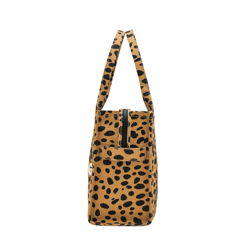 THE CHEETAH CANVAS LARGE TOTE BAG