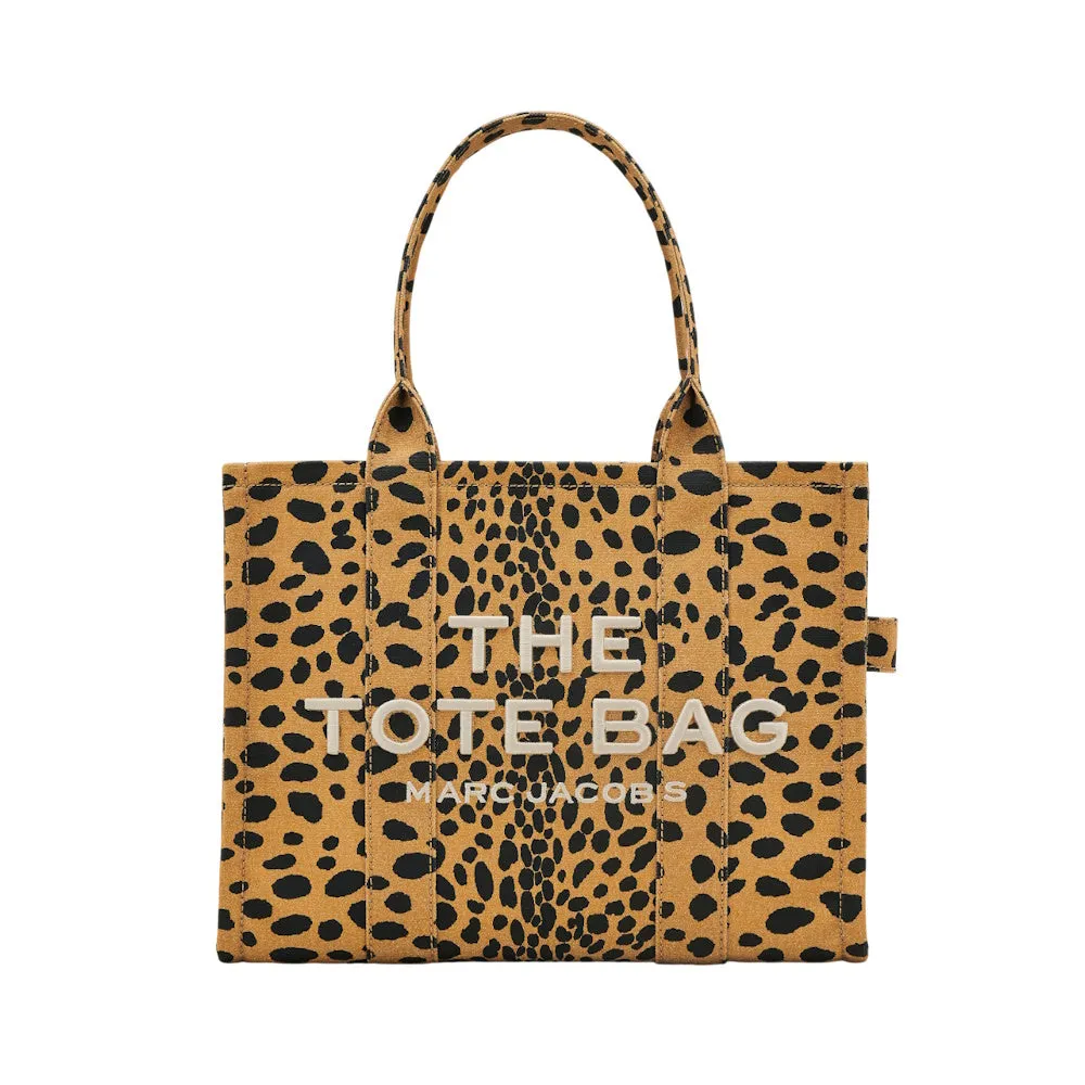 THE CHEETAH CANVAS LARGE TOTE BAG