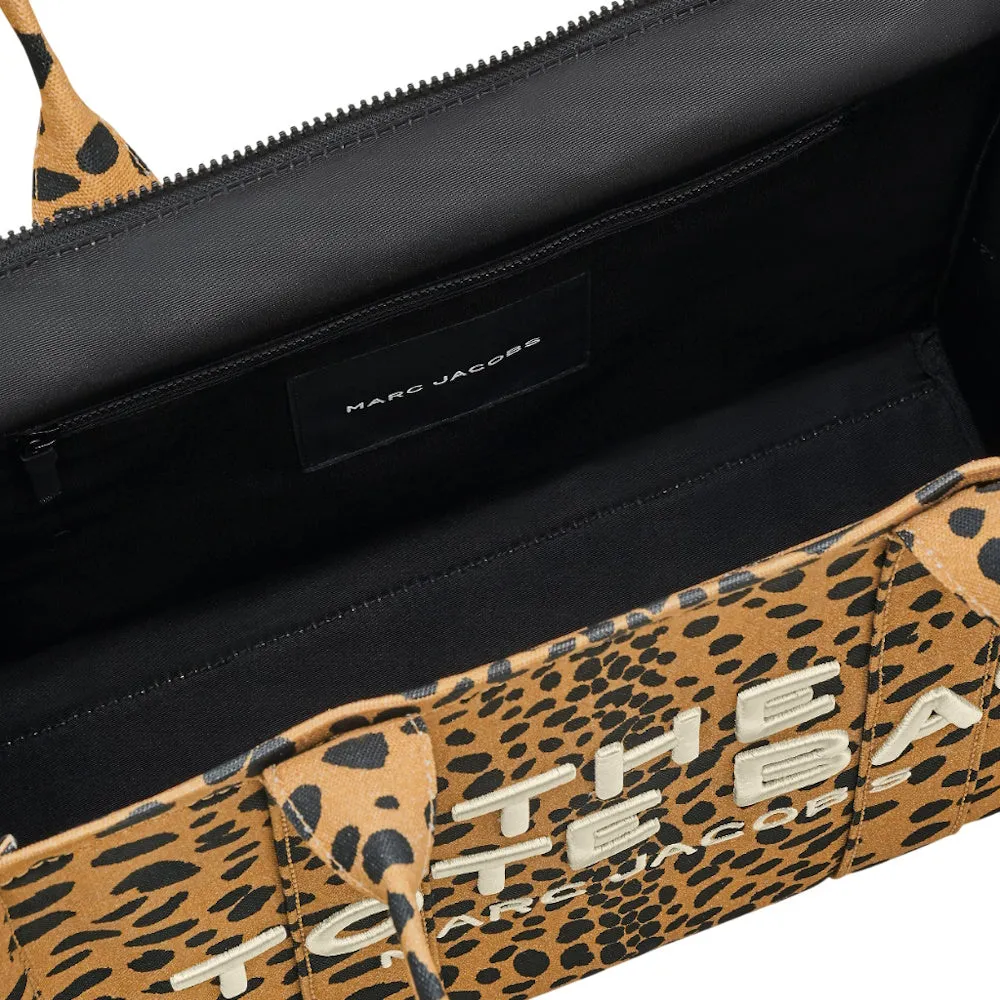 THE CHEETAH CANVAS LARGE TOTE BAG