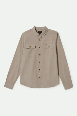 The Daily Cotton L/S Shirt  - Khaki Brixton