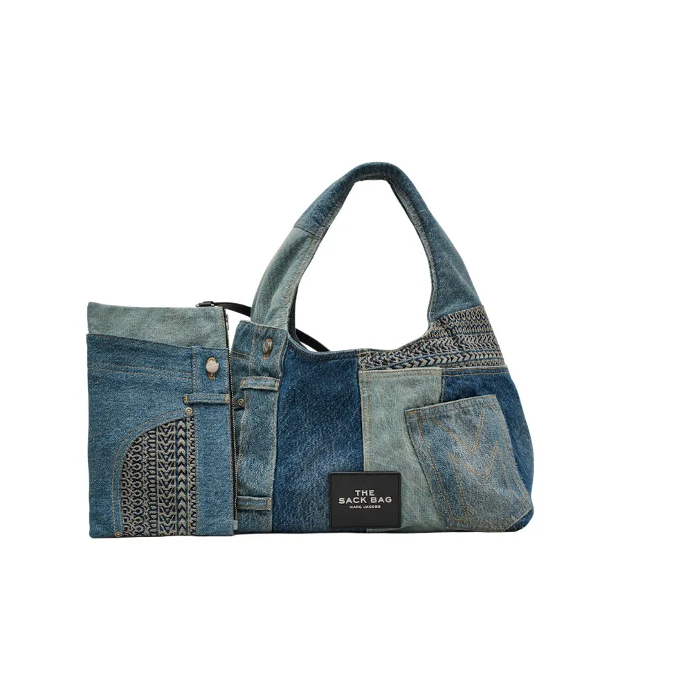THE DECONSTRUCTED DENIM SACK BAG