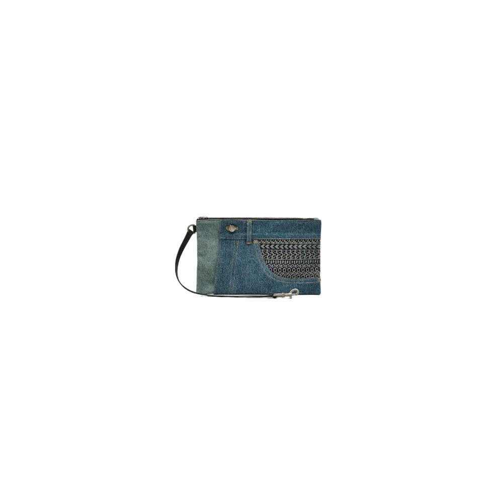 THE DECONSTRUCTED DENIM SACK BAG