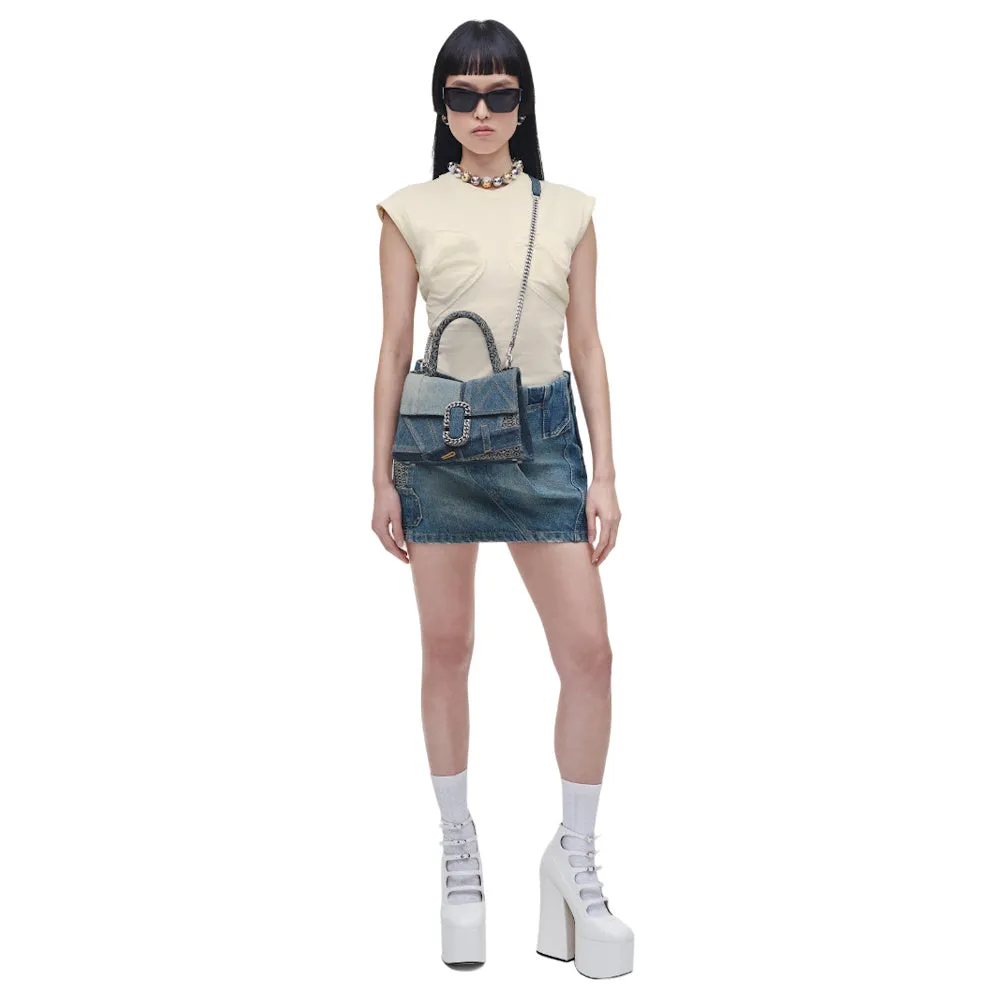 THE DECONSTRUCTED DENIM ST. MARC TOP HANDLE