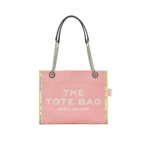 THE DENIM CHAIN MEDIUM TOTE BAG