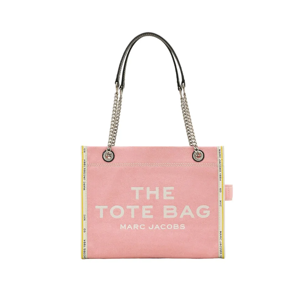 THE DENIM CHAIN MEDIUM TOTE BAG