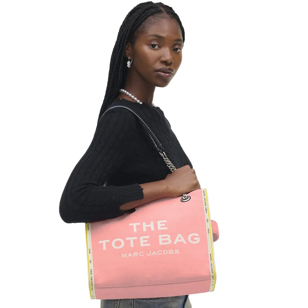 THE DENIM CHAIN MEDIUM TOTE BAG