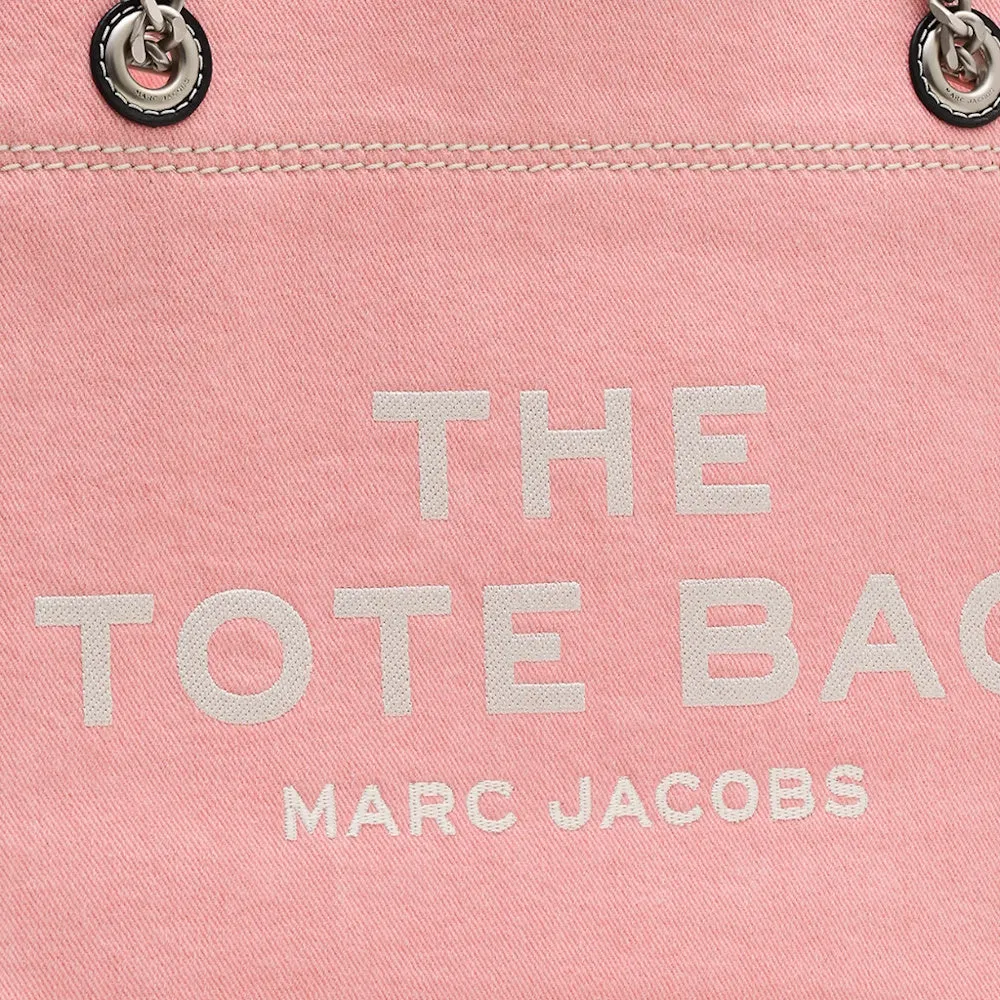 THE DENIM CHAIN MEDIUM TOTE BAG