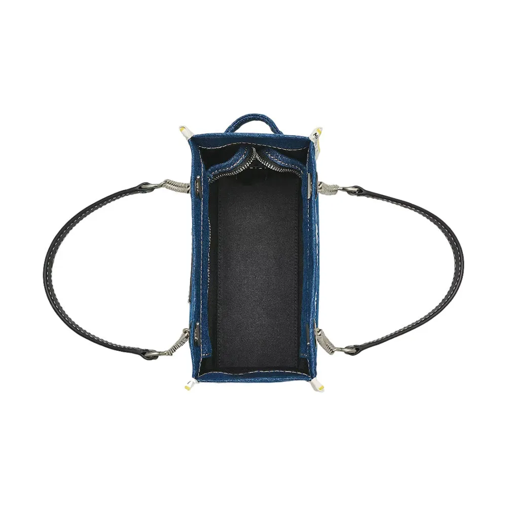 THE DENIM CHAIN SMALL TOTE BAG