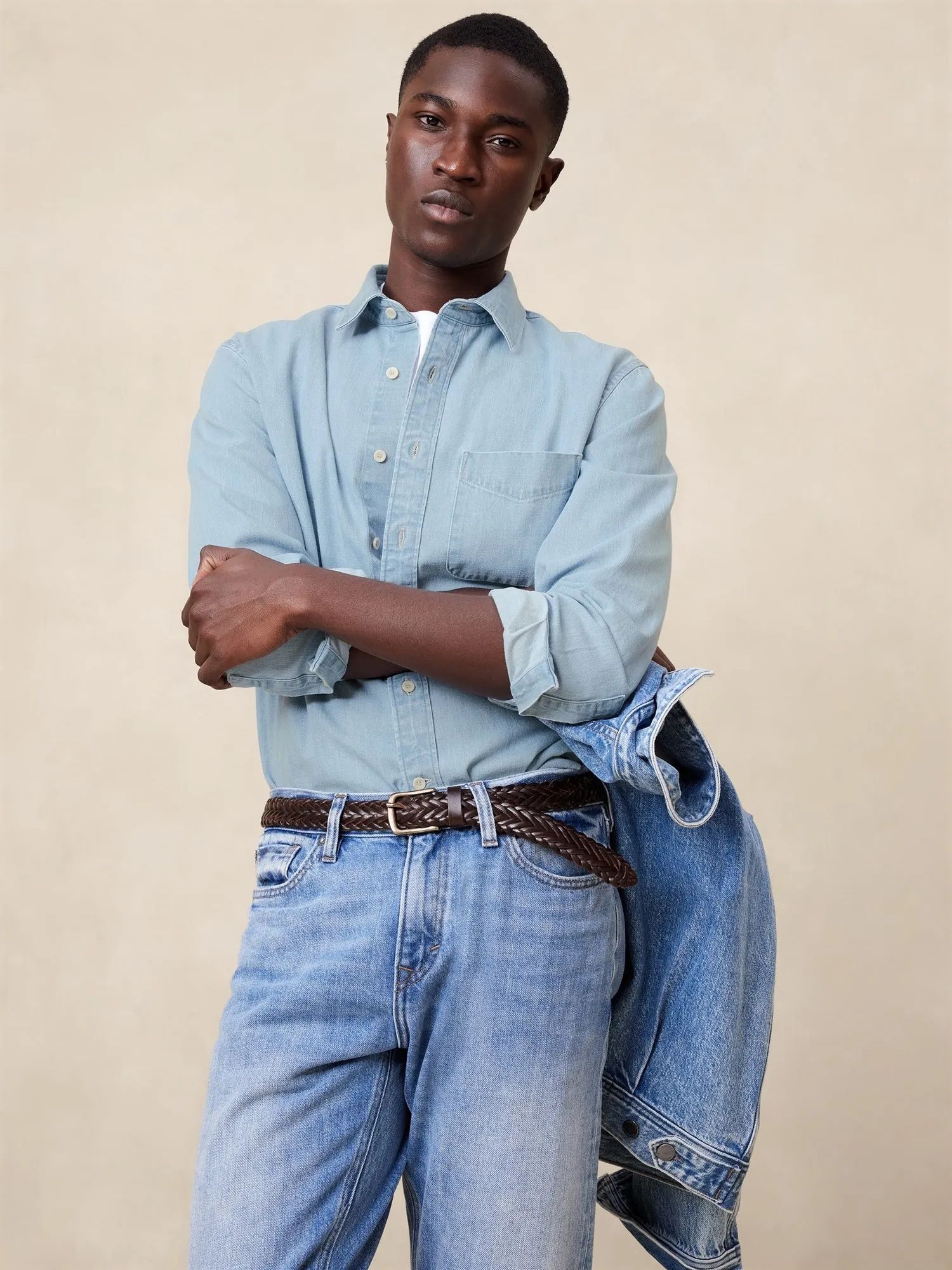 The Denim Shirt Banana Republic