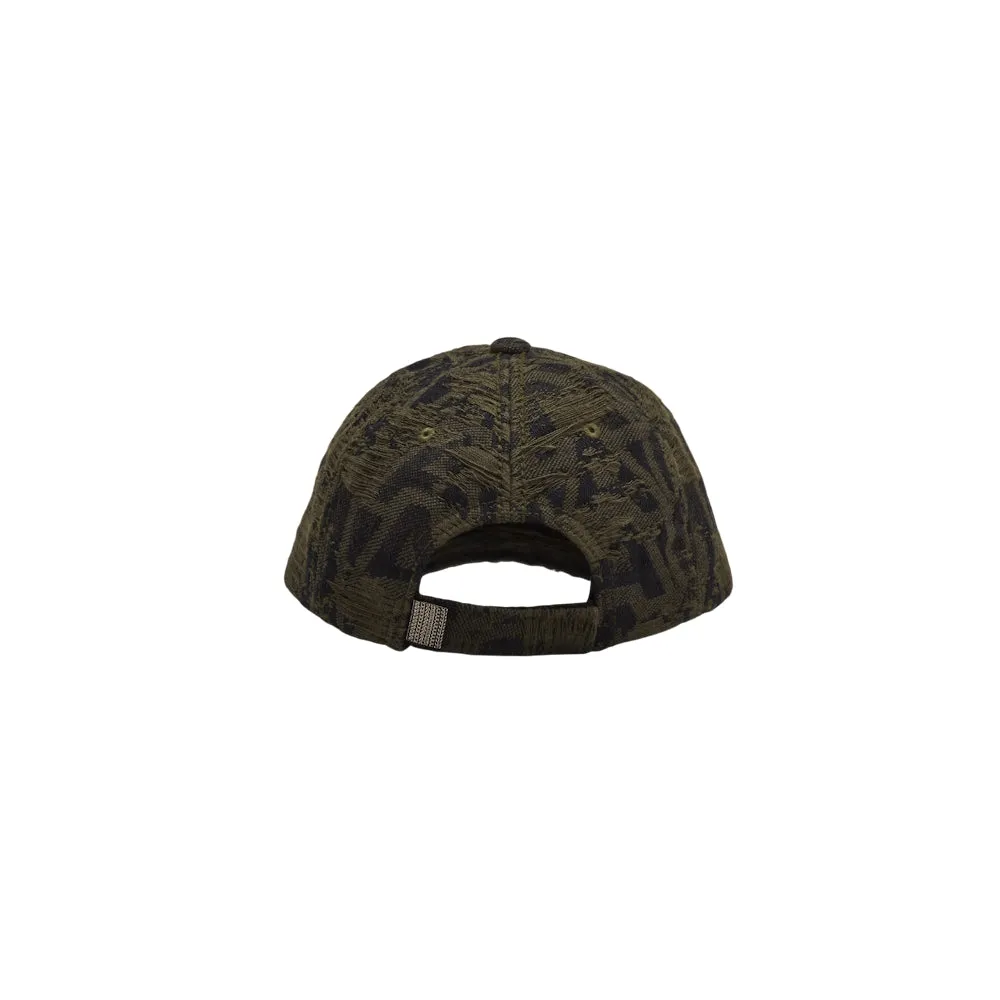 THE DISTRESS MONOGRAM BASEBALL CAP
