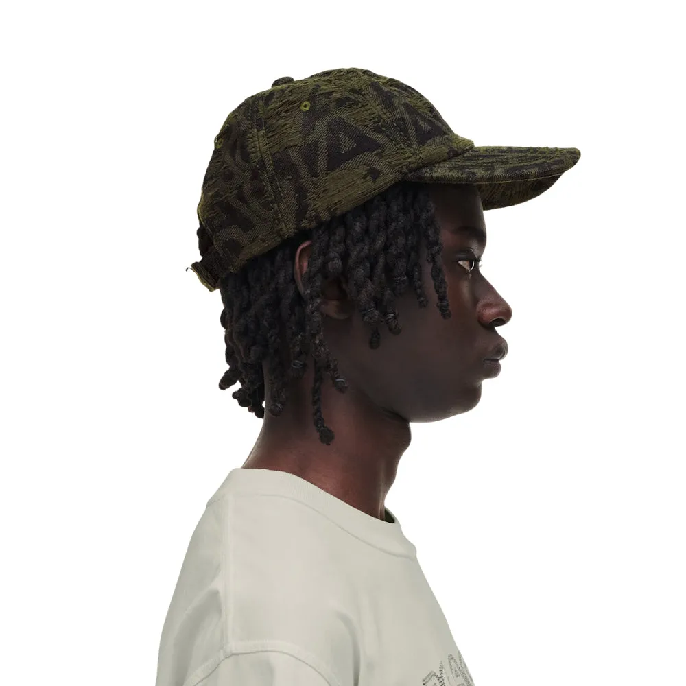 THE DISTRESS MONOGRAM BASEBALL CAP