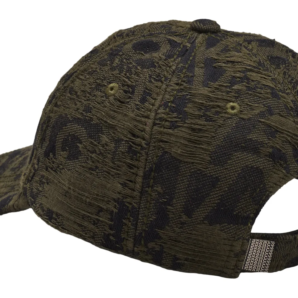 THE DISTRESS MONOGRAM BASEBALL CAP