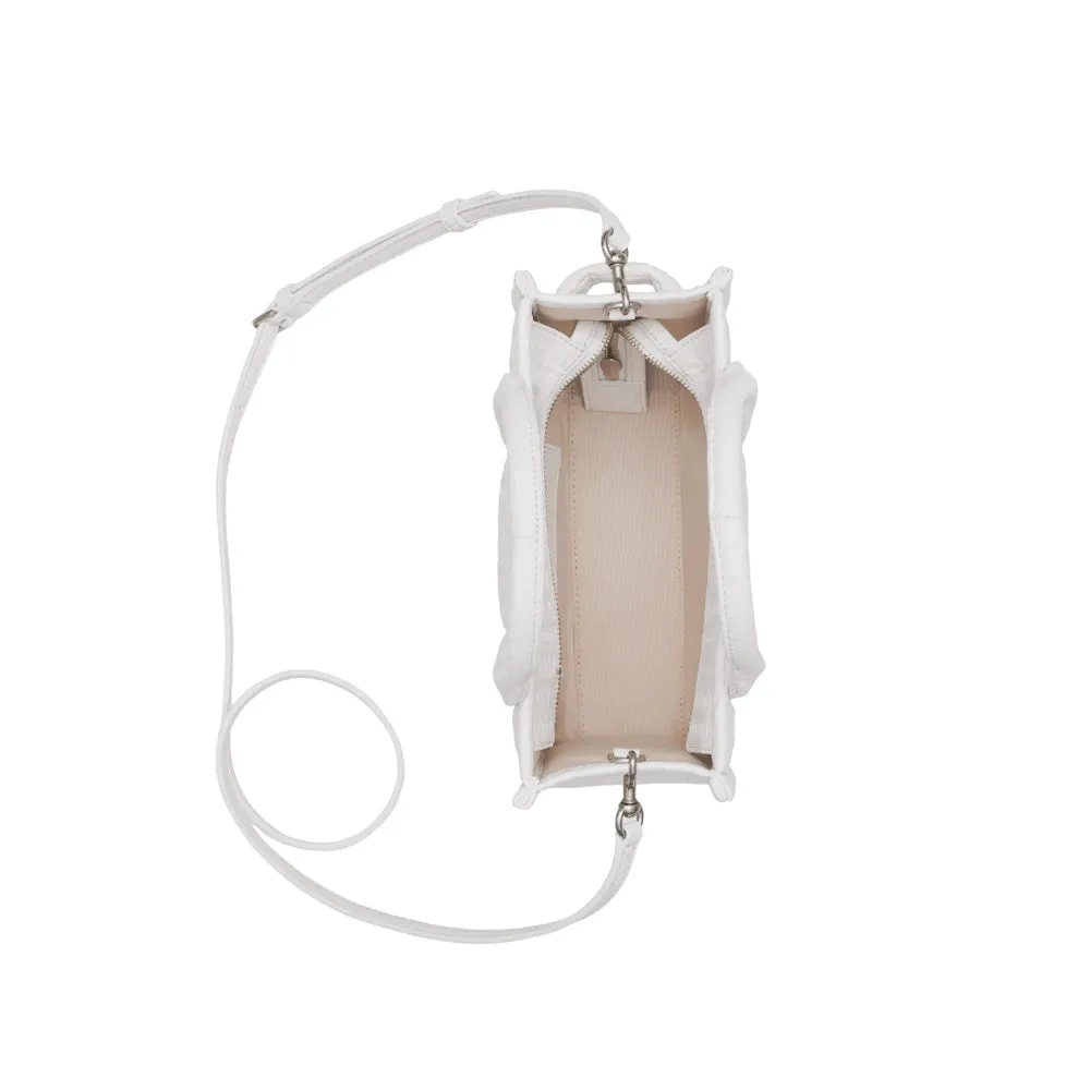 THE DTM MONOGRAM SMALL LEATHER TOTE BAG