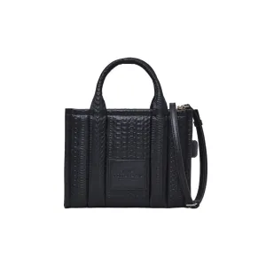 THE DTM MONOGRAM SMALL LEATHER TOTE BAG