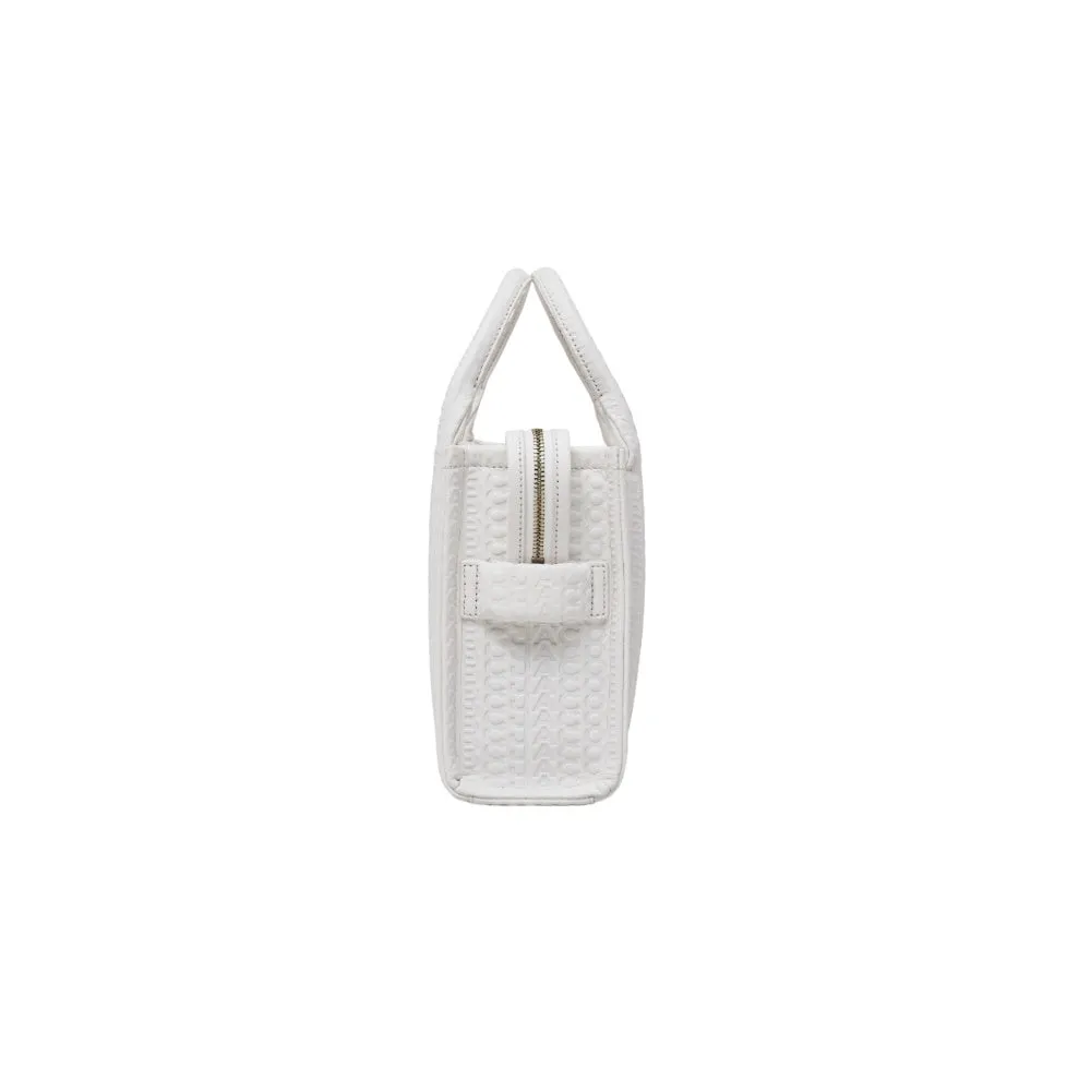 THE DTM MONOGRAM SMALL LEATHER TOTE BAG
