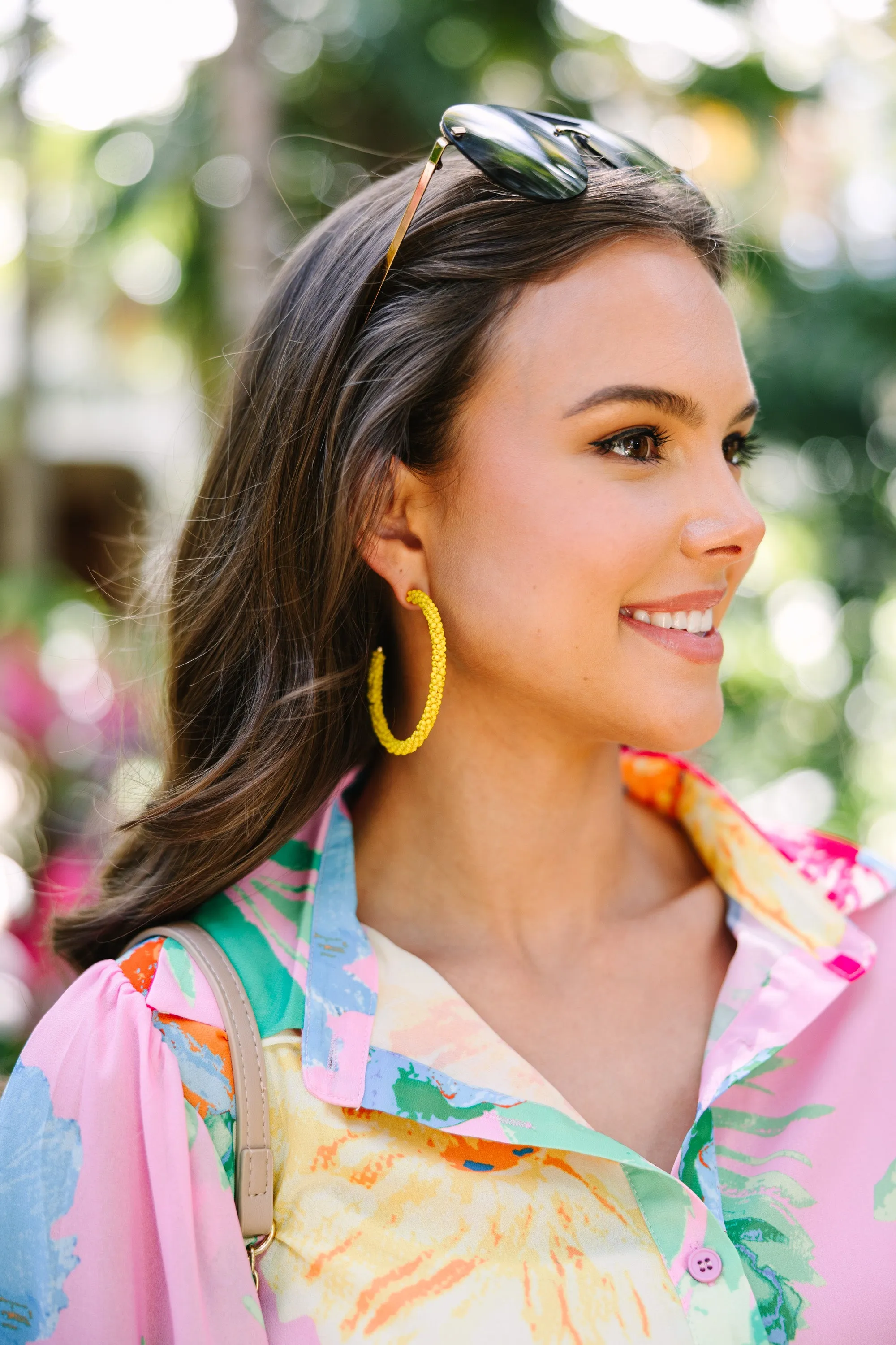 The Emma Yellow Earrings