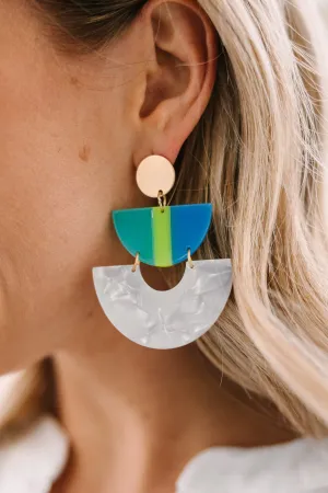 The Emorie Mint Green Earrings