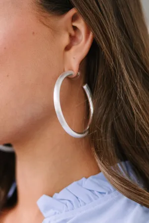 The Estonia Silver Hoop Earrings