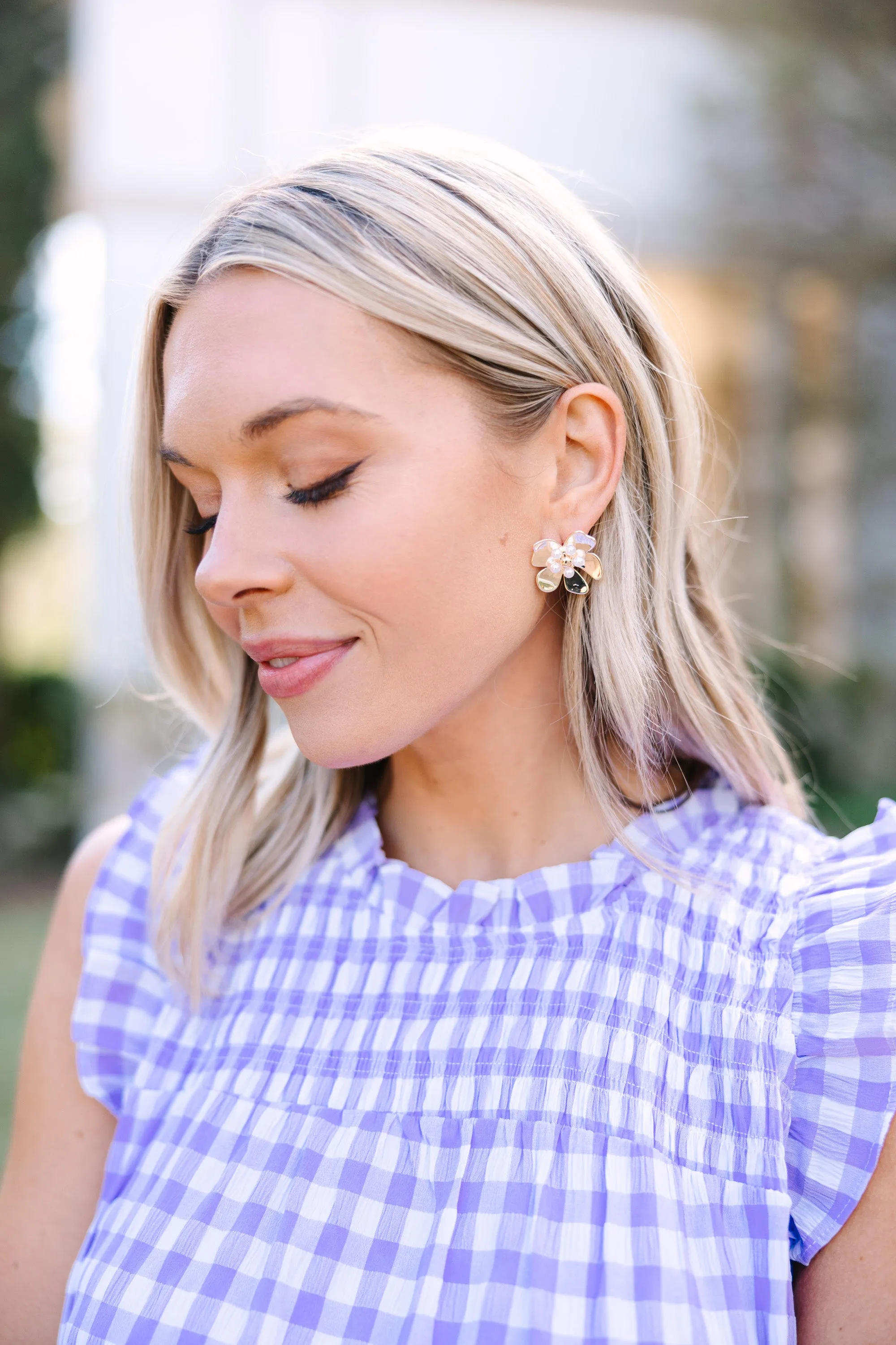 The Evie Gold Earrings