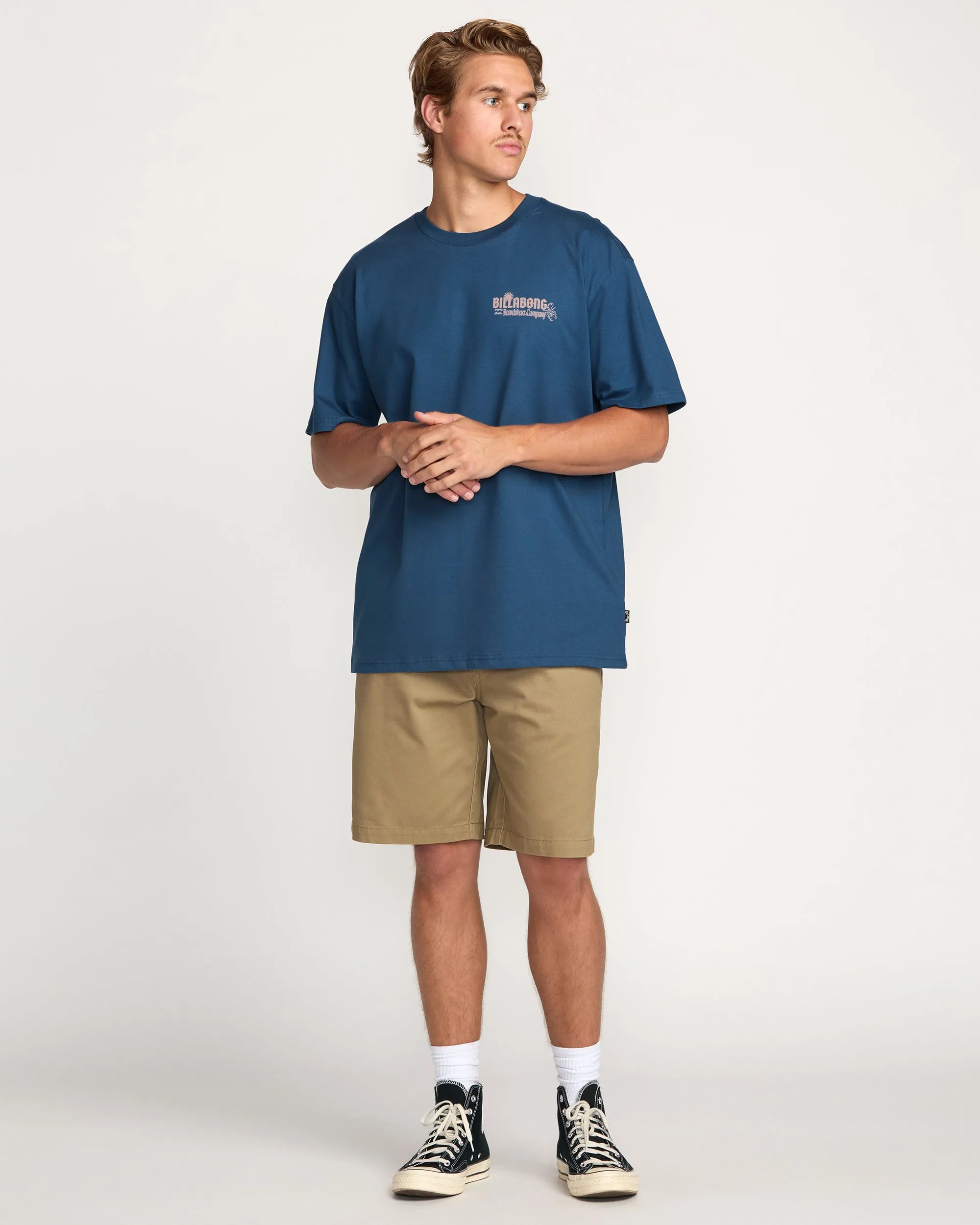The Hunt Regular Tee - Deep Blue Billabong