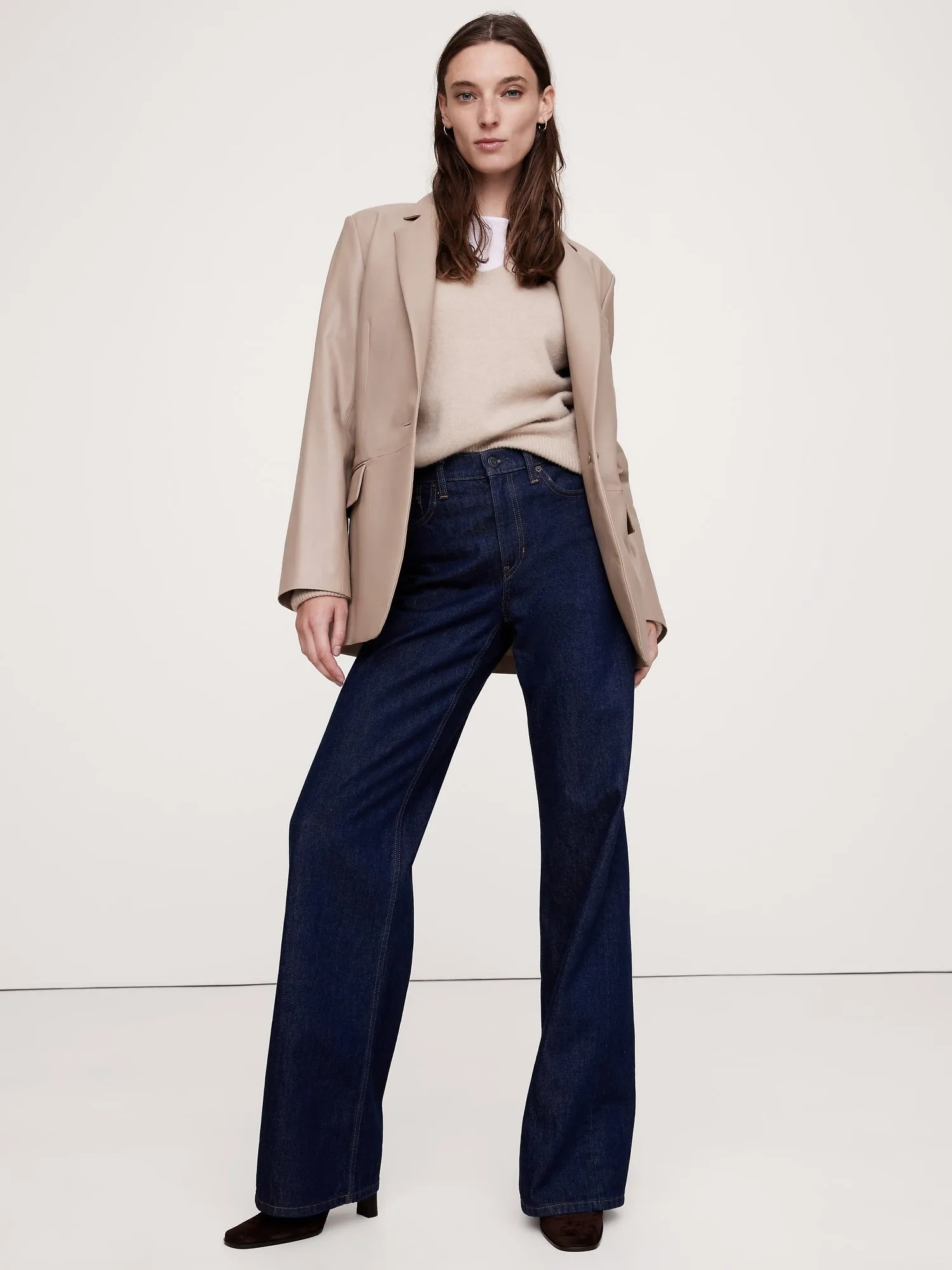 The Icon Classic Wide-Leg Jean Banana Republic
