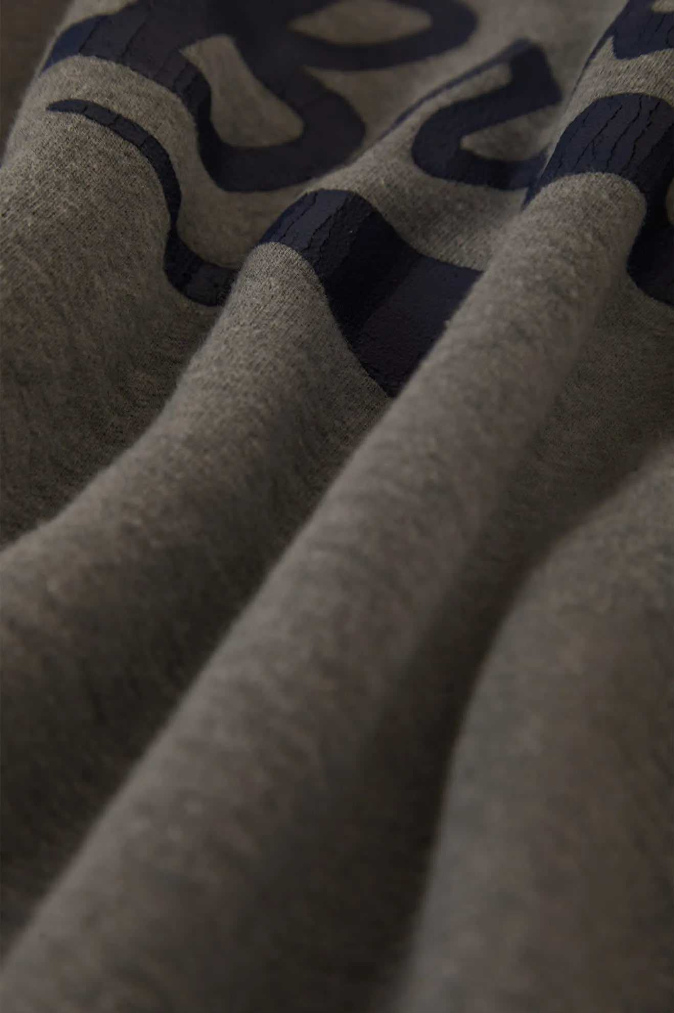 The League Broken In Crew - Heather Grey Brixton