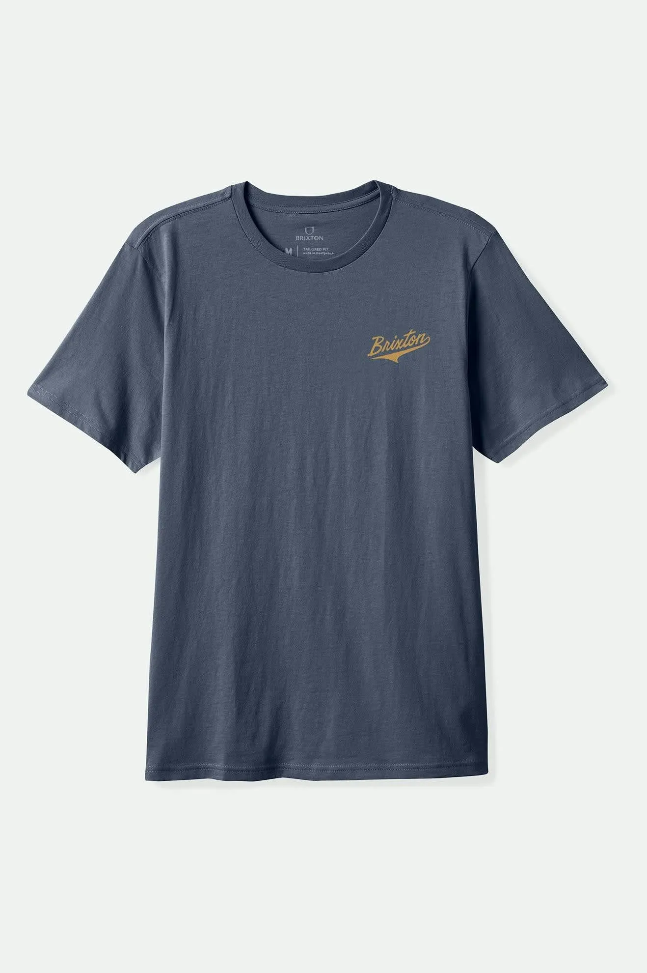 The League S/S Standard T-Shirt - Washed Navy Worn Wash Brixton