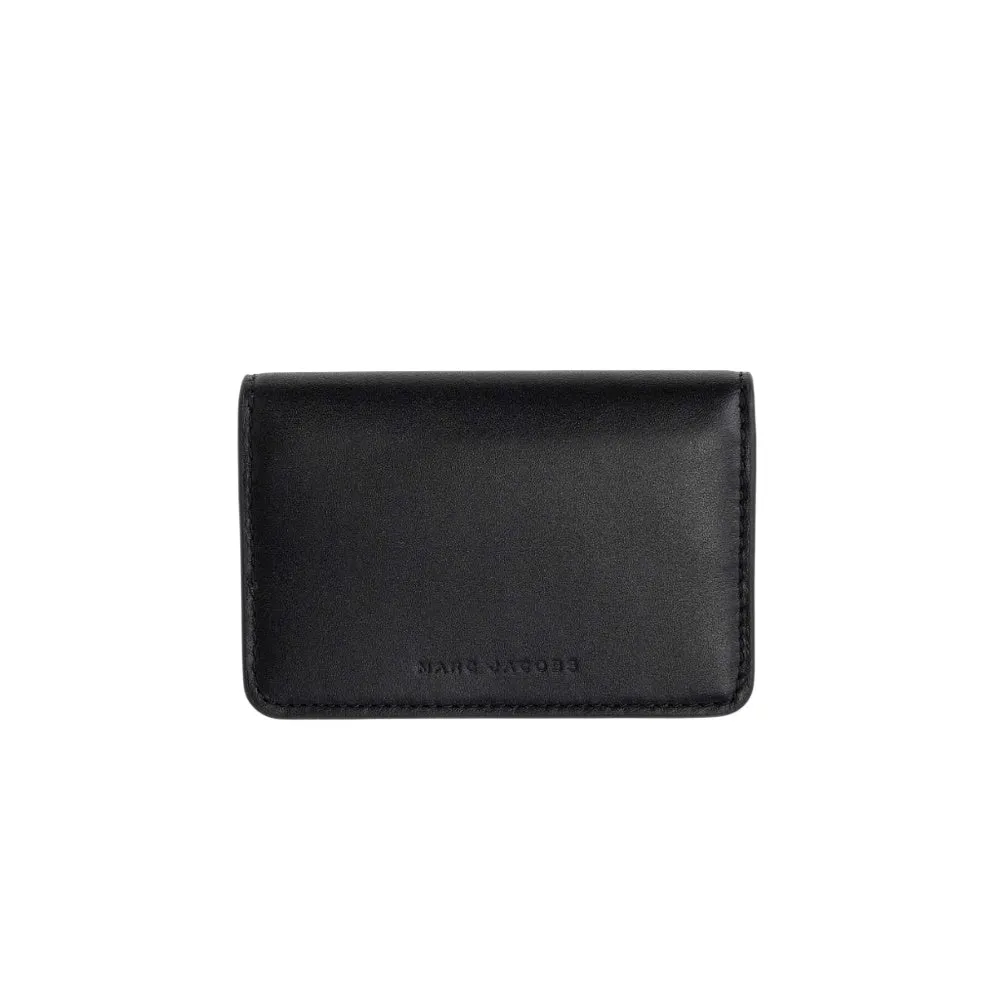 THE LEATHER COVERED J MARK BUSINESS CARD HOLDER