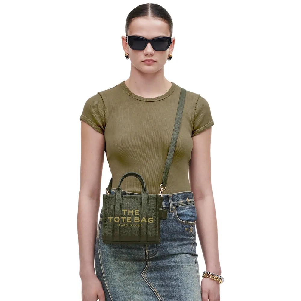 THE LEATHER CROSSBODY TOTE BAG