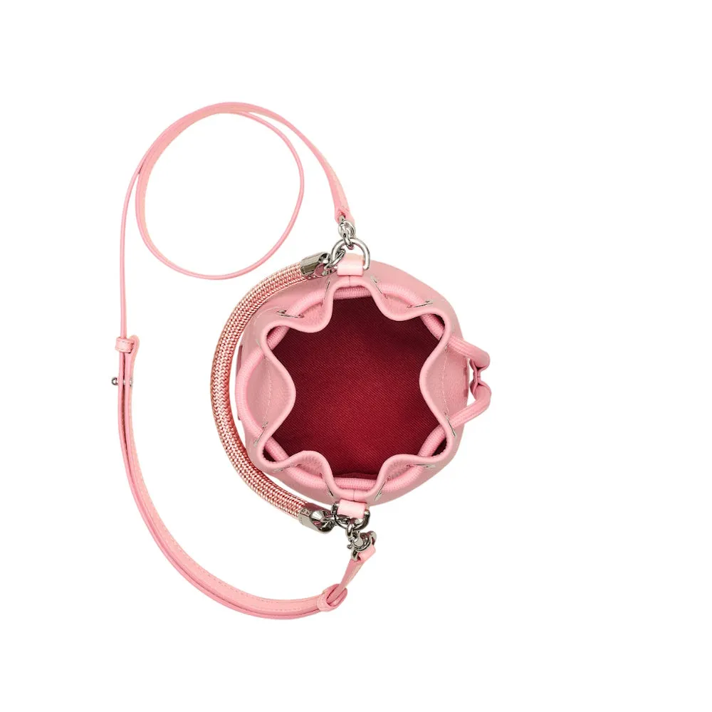 THE LEATHER MINI BUCKET BAG