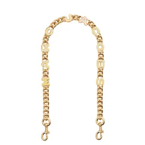 THE LOGO CHAIN SHOULDER STRAP