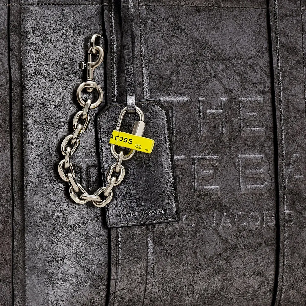 THE METALLIC DISTRESSED LARGE TOTE BAG
