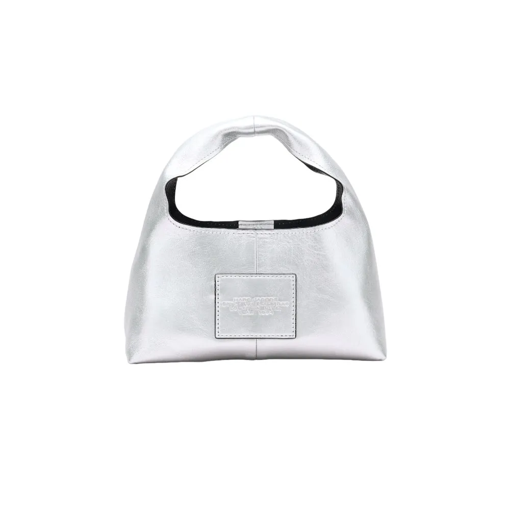 THE METALLIC LEATHER MINI SACK BAG