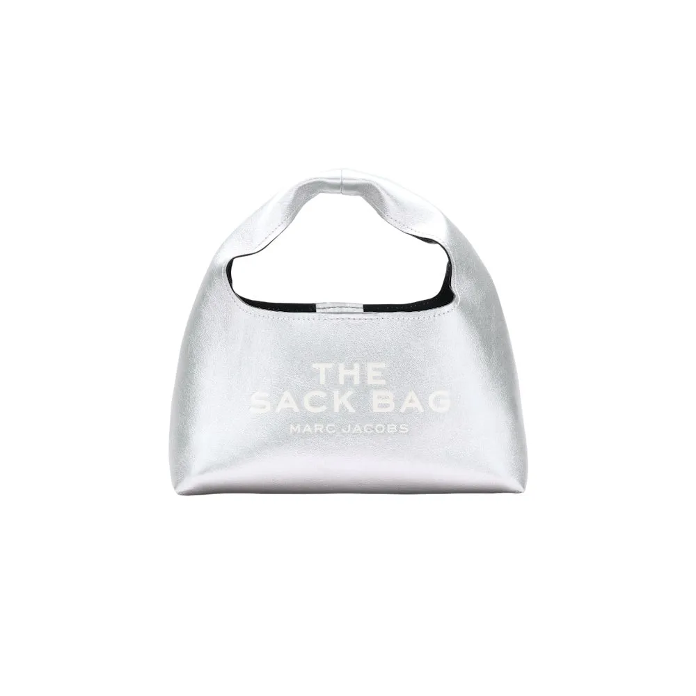 THE METALLIC LEATHER MINI SACK BAG