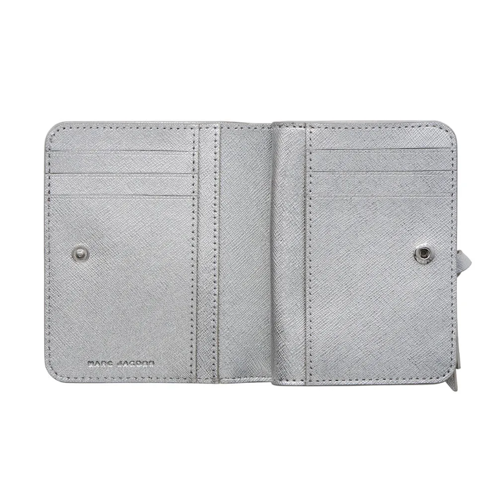 THE METALLIC UTILITY SNAPSHOT MINI COMPACT WALLET