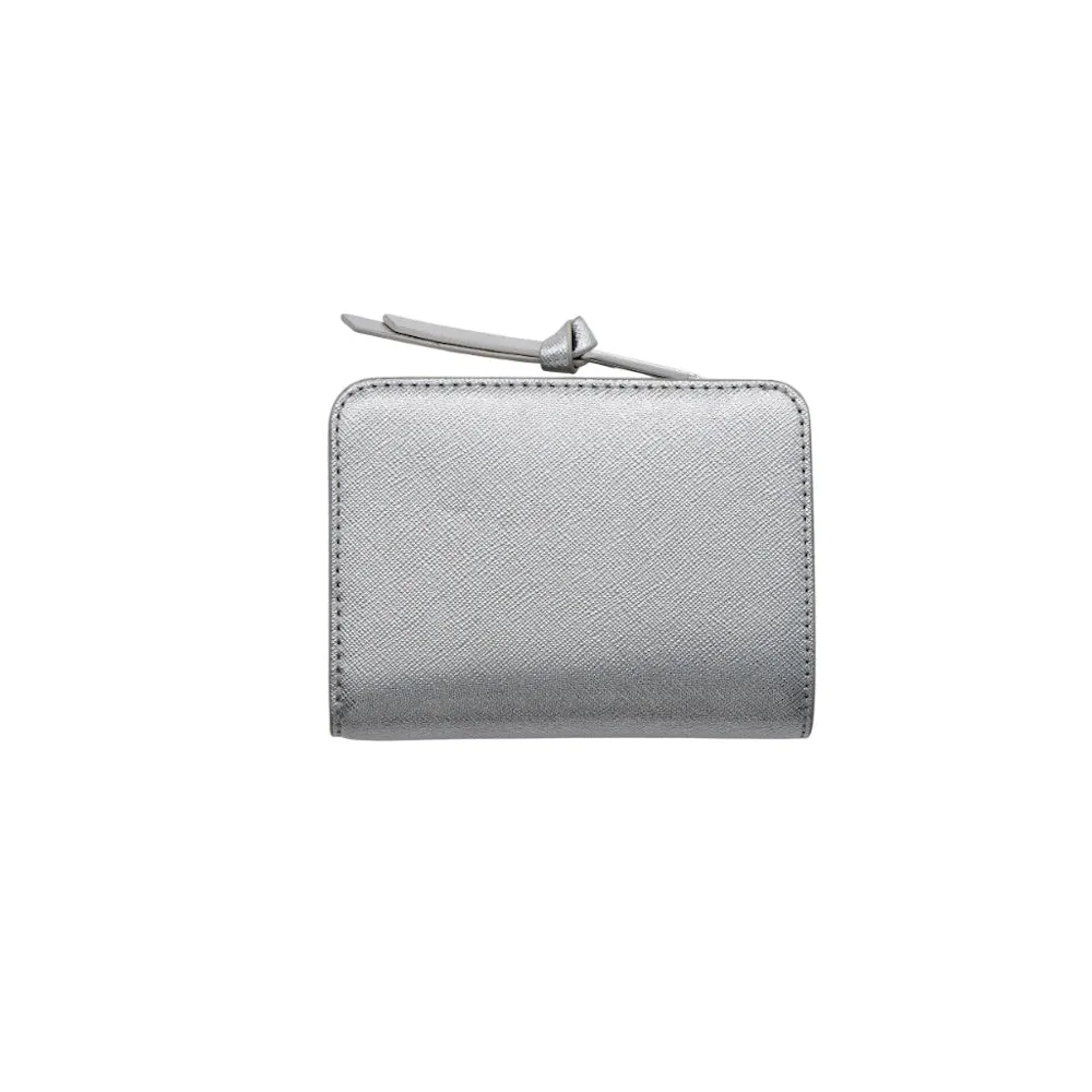 THE METALLIC UTILITY SNAPSHOT MINI COMPACT WALLET